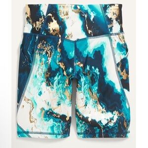 Old Navy High-Waisted PowerSoft Side-Pocket Biker Shorts 3X